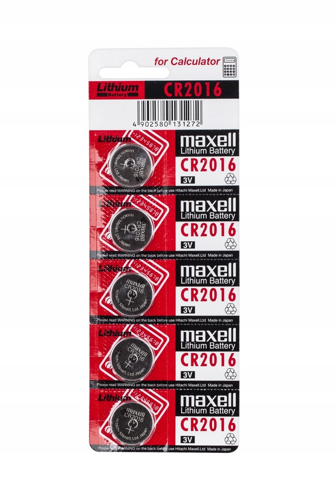 Maxell Bateria MAXELL CR2016 5szt./blist. []