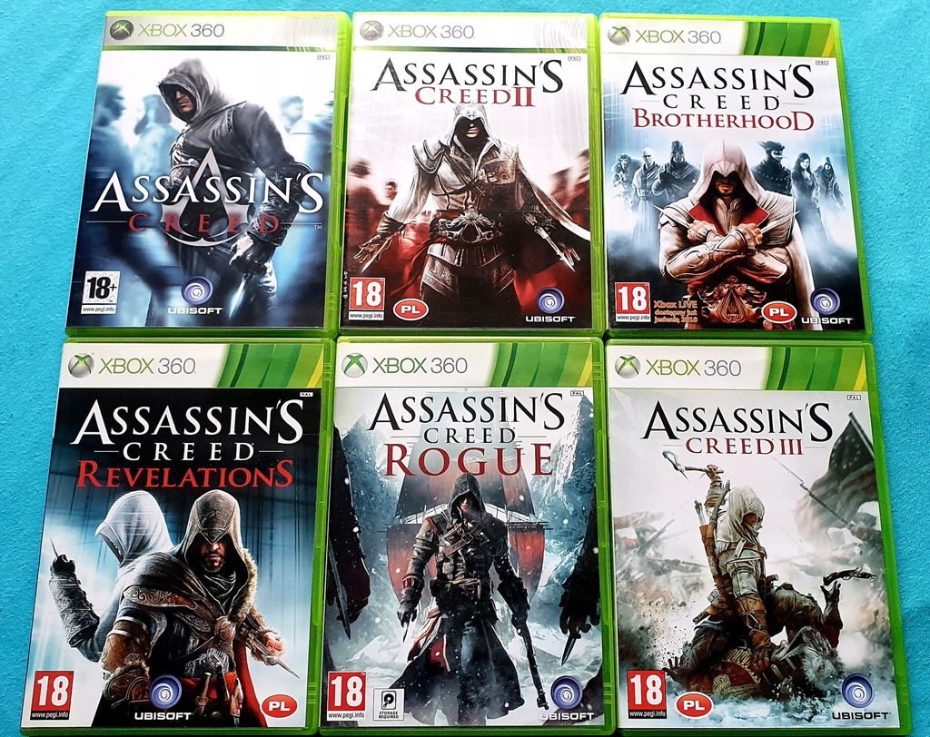 Assassin's Creed Kolekcja X360 - 6 gier