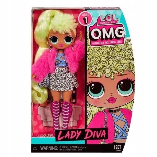 LOL SURPRISE OMG CORE DOLL S1 LADY DIVA (4SZT)