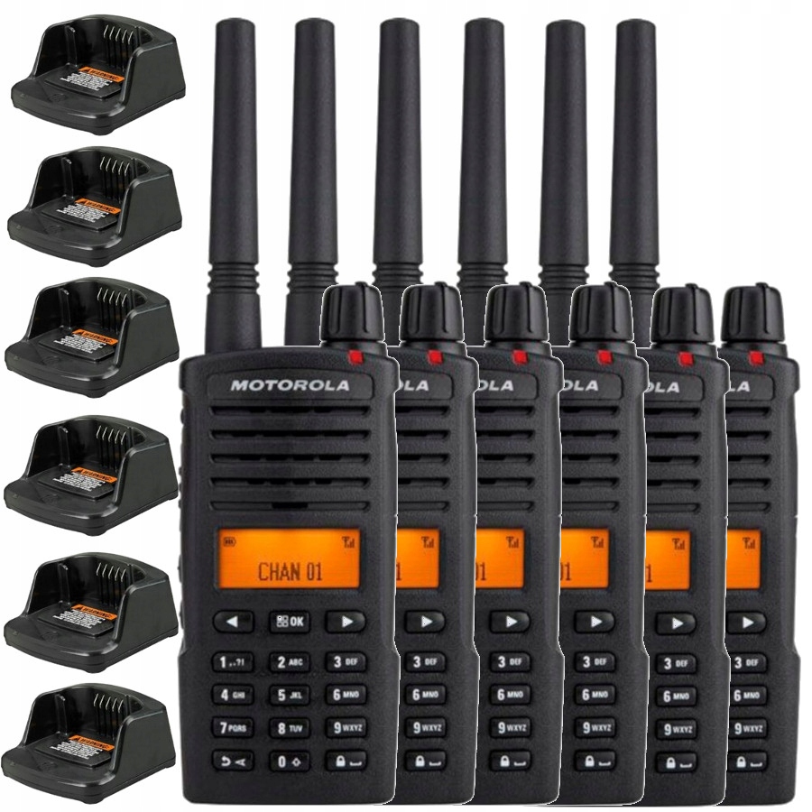 MOTOROLA XT665D PROFESJONALNE KRÓTKOFALÓWKI 6szt