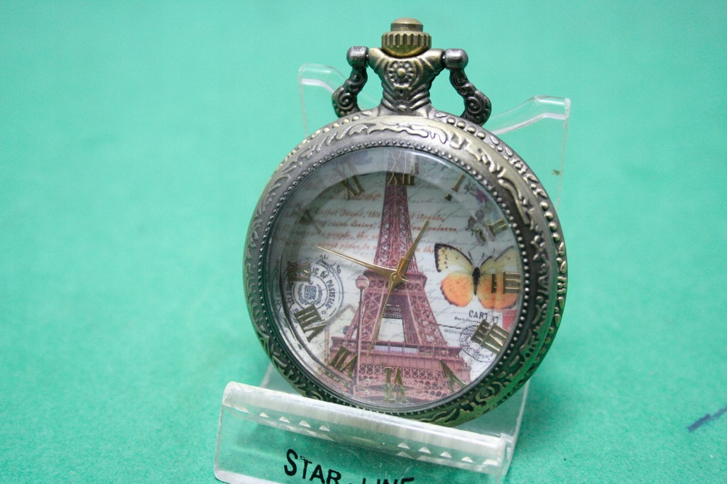 Zegarek kieszonkowy 2x Kryty Paryż