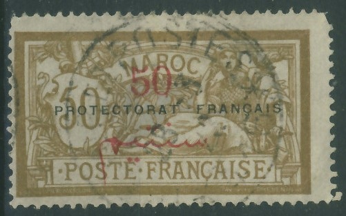 Kolonie fr. Maroc 50 cent. / 50 c. Protectorat ..