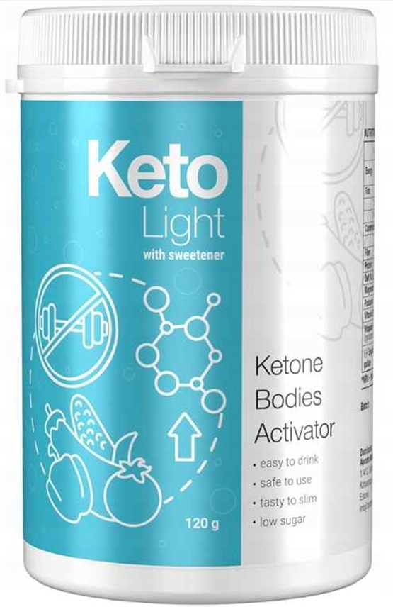 Keto Light - suplement diety proszek 120g | Magnez Herbata chińska olej MCT