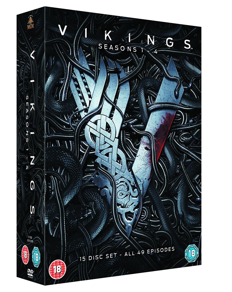 . Wikingowie Vikings - Sezony 1-4 1-2-3-4 15 x DVD