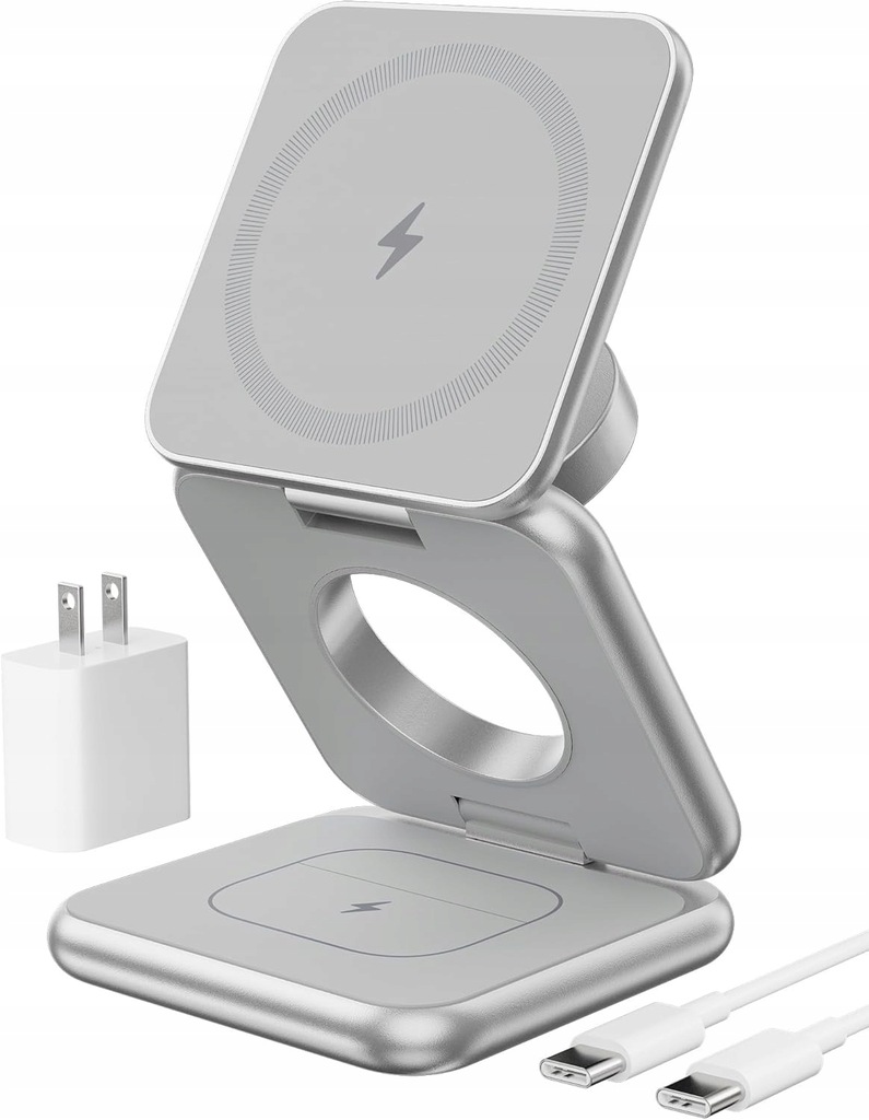 KUXIU X40 ładowarka 3w1 do iPhone, iWatch, AirPods