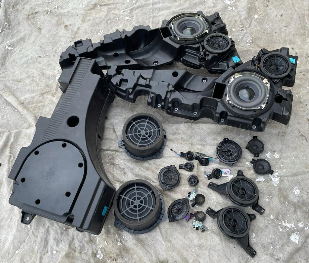 AUDI Q7 4M ZESTAW BOSE KOMPLET SUBWOOFER 13017480956 oficjalne