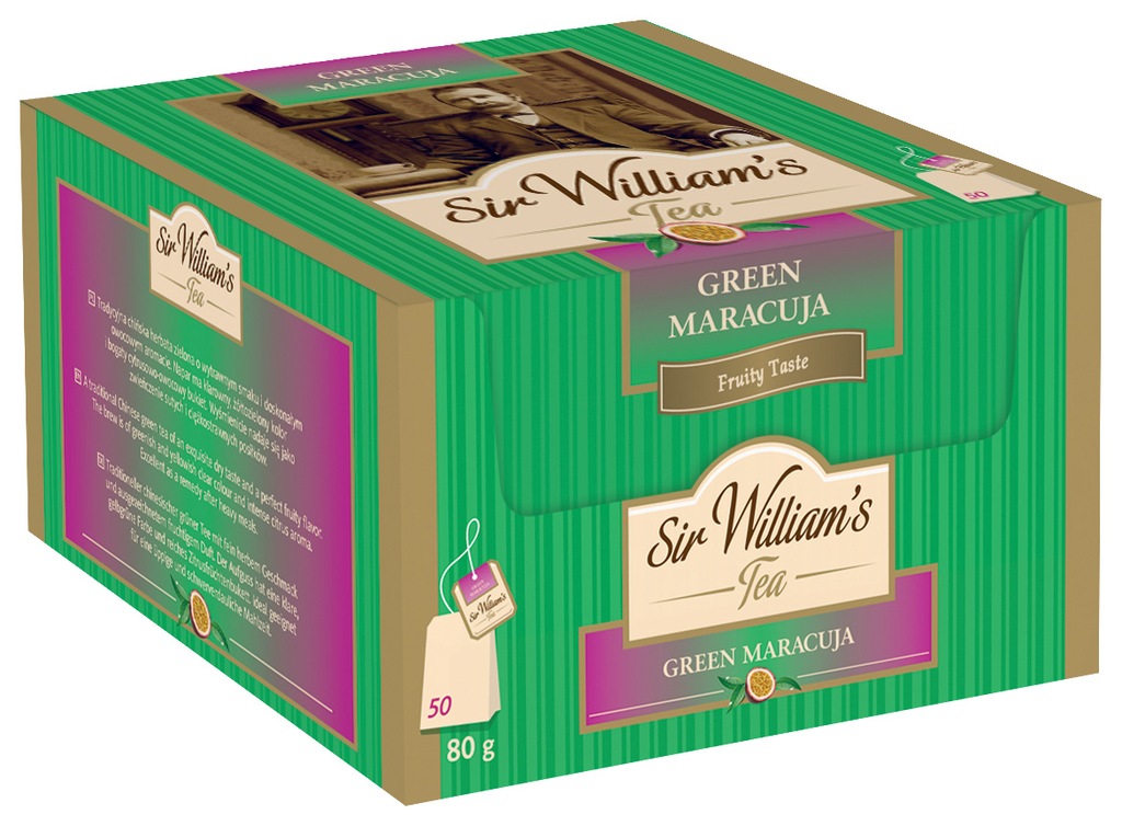SIR WILLIAMS GREEN MARACUJA (dawna sencha) 50 kop