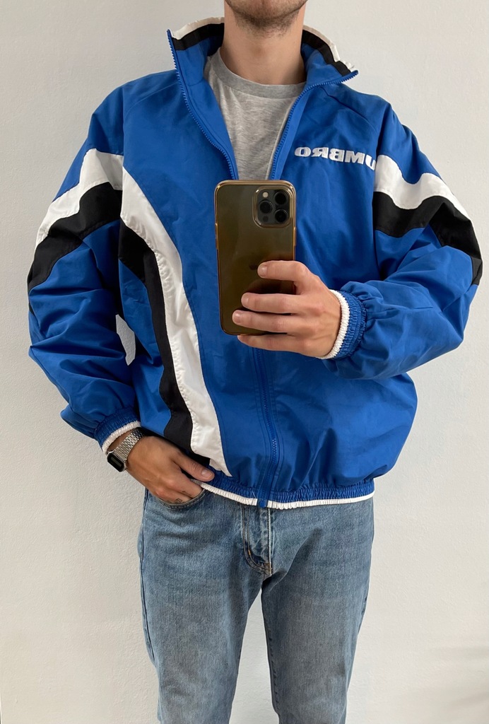 UMBRO / 90s/ジャケット/M/ポリエステル/BLU// UMBRO kurtka nylon vintage 90s zip r. L - 13192625641 - oficjalne