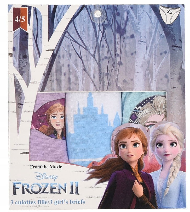 Majtki 3-pak Disney Frozen 2 Kraina Lodu Anna Elsa