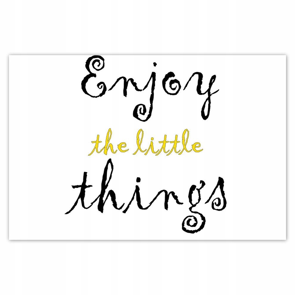 Plakat 120x80 Enjoy the little things 10227628800 oficjalne