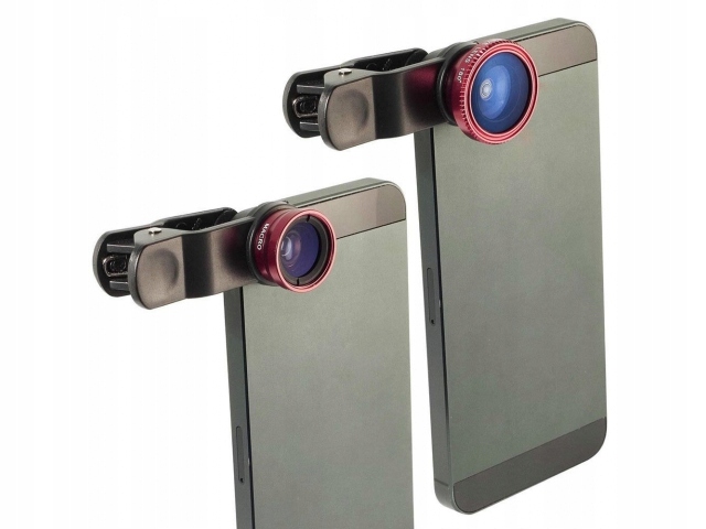 Rybie oko fisheye obiektyw aparatu smartfon