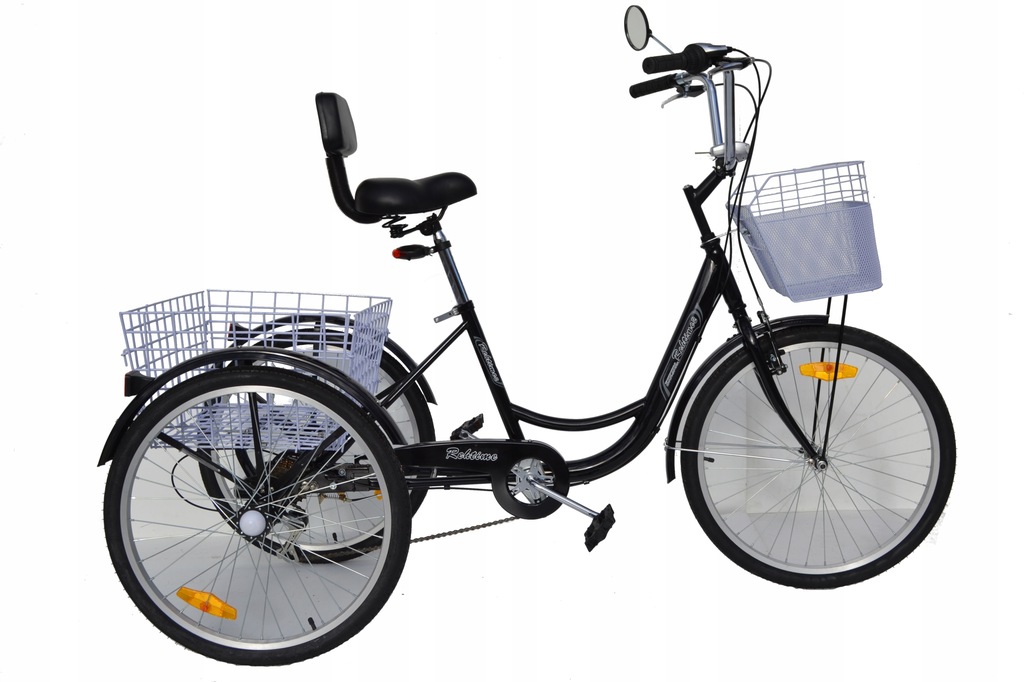 Rower trójkołowy 3-kołowy rehabilitacyjny złożony