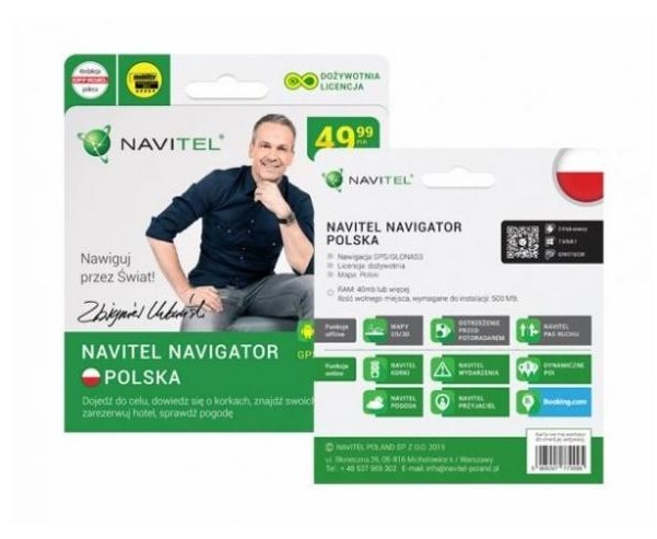 MAPA NAVITEL PL DOŻYWOTNIA LICENCJA ZIELONA GÓRA