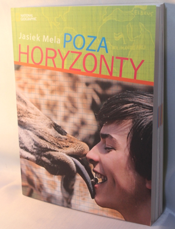 Książka "Poza horyzonty" z dedykacją