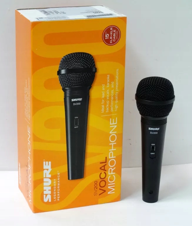 SHURE SV 200 MIKROFON DYNAMICZNY + PRZEWÓD XLR