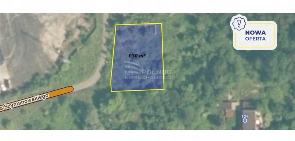 Działka, Sosnowiec, Zagórze, 830 m²