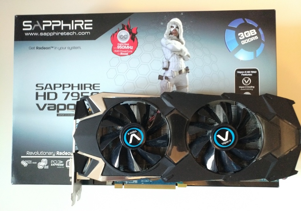 Radeon Hd 7950 3gb Sapphire Vapor X 8555288372 Oficjalne Archiwum Allegro