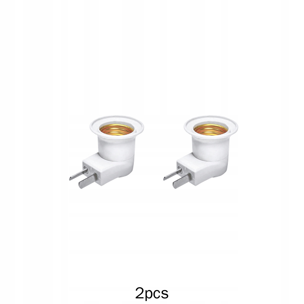 2x podstawa żarówki E27. LED amerykańska uchwyt