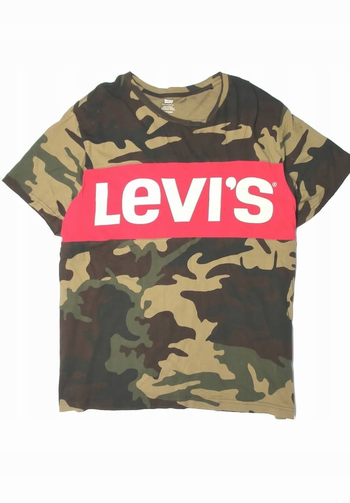 T-SHIRT MĘSKI LEVI'S BAWEŁNA XXL WIELOKOLOROWY