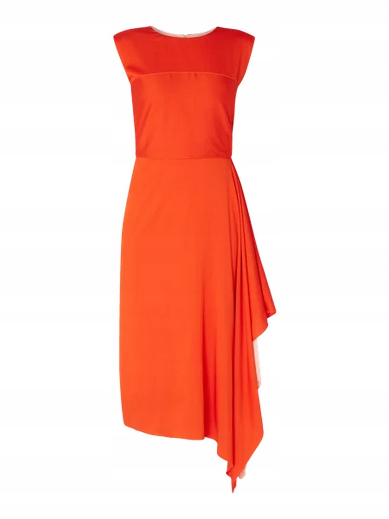 Sukienka BOSS Dewy (pomarańczowa)