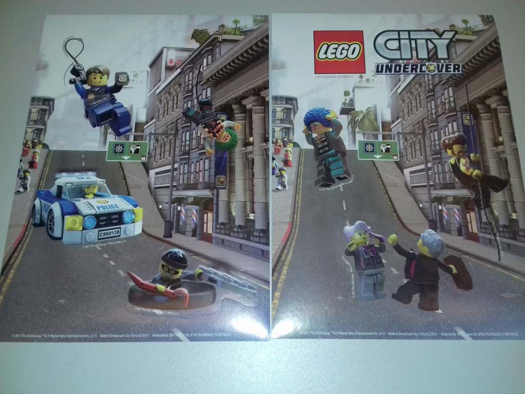 Naklejki z gry Lego Tajny Agent City Undercover