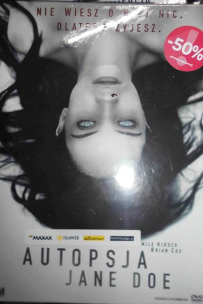Autopsja Jane Doe - DVD pl lektor