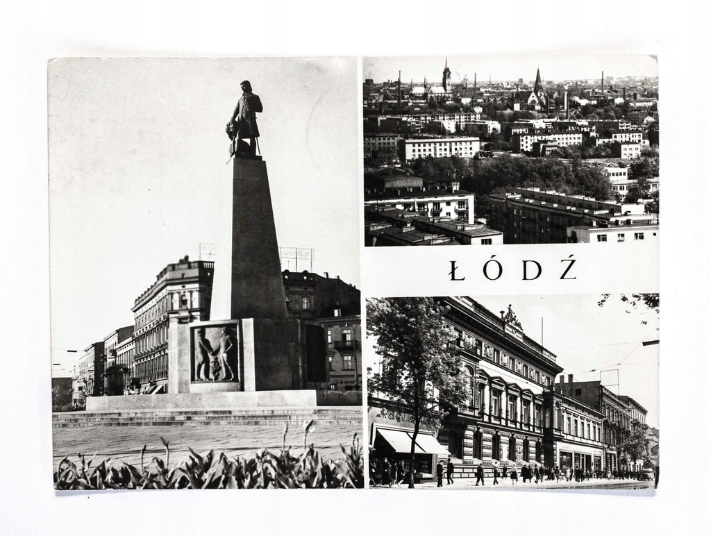 ŁÓDŹ - POMNIK TADEUSZA KOŚCIUSZKI 1976