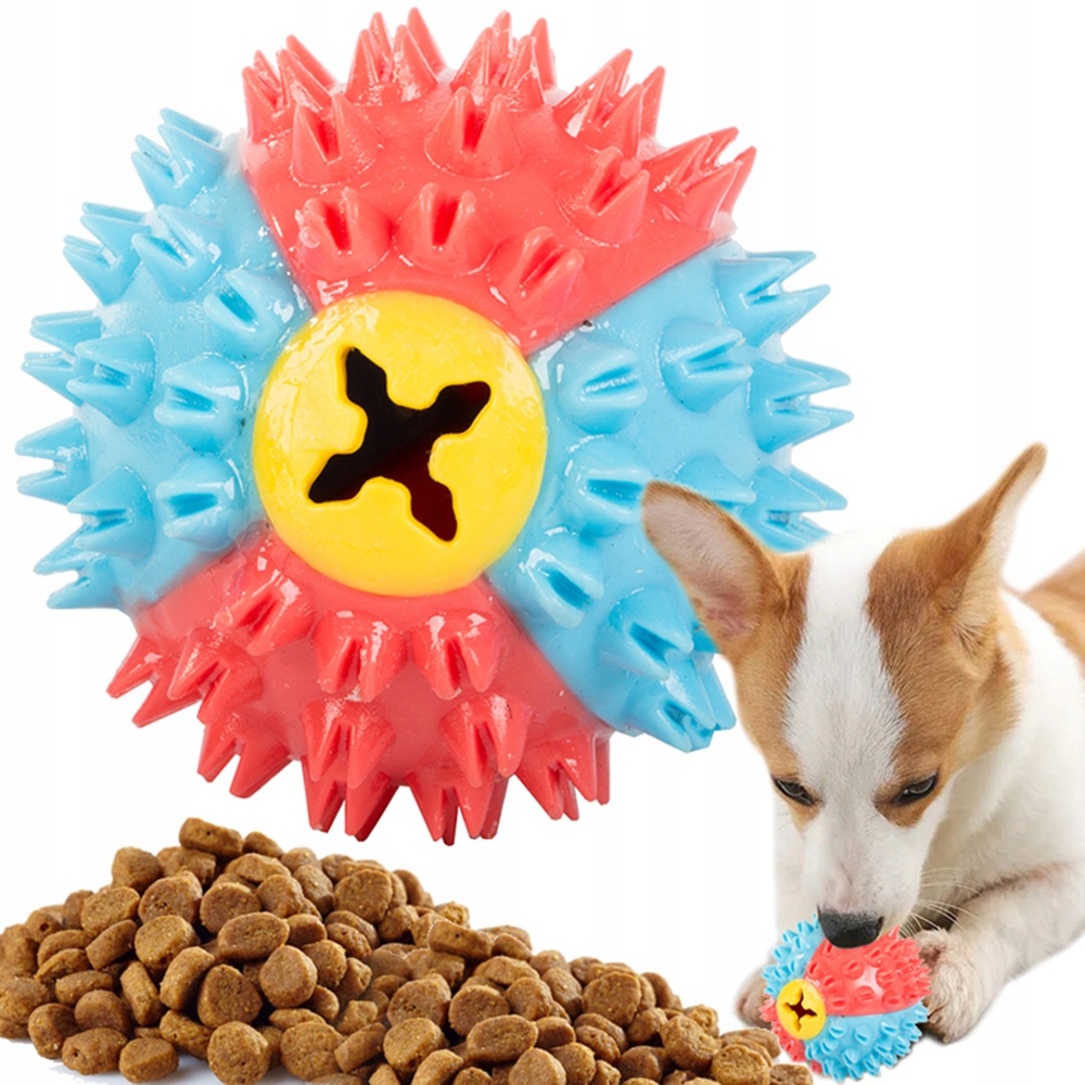 Piłka gryzak dla psa na karmę na smakołyki zabawka