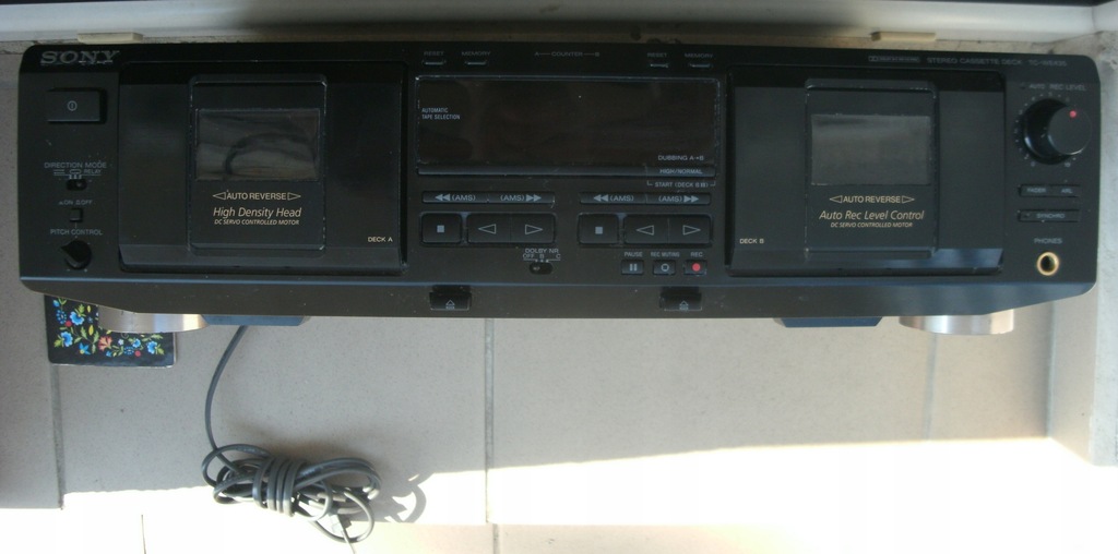 Magnetofon kasetowy Sony TC-WE435 czarny