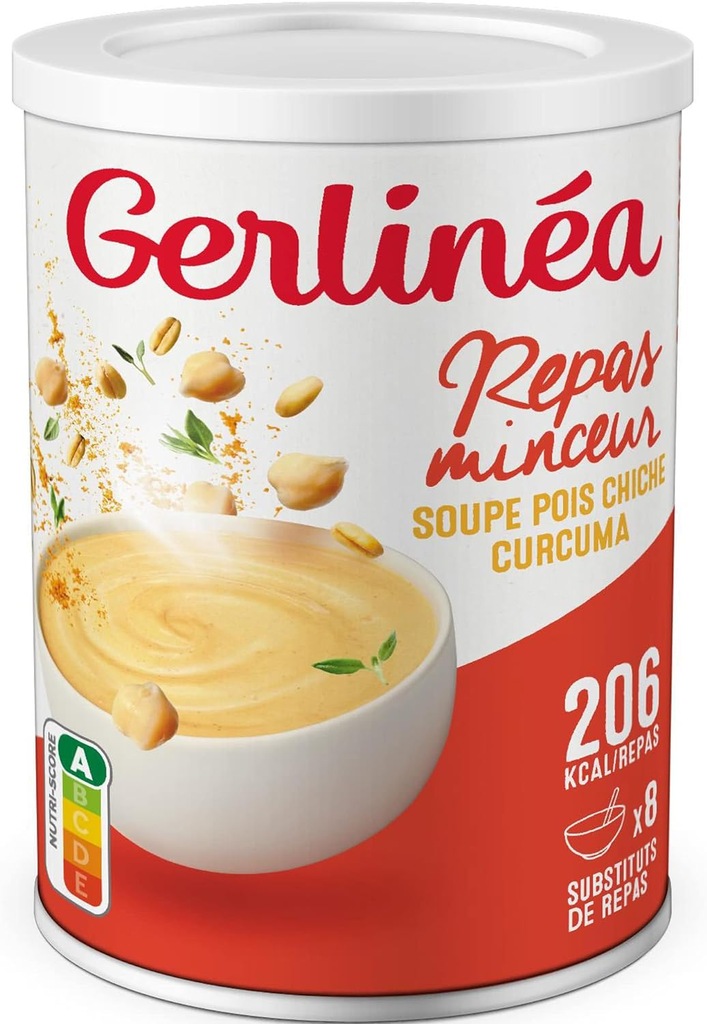 Gerlinea Zupa o smaku ciecierzycy i kurkumy 8porcji 424g