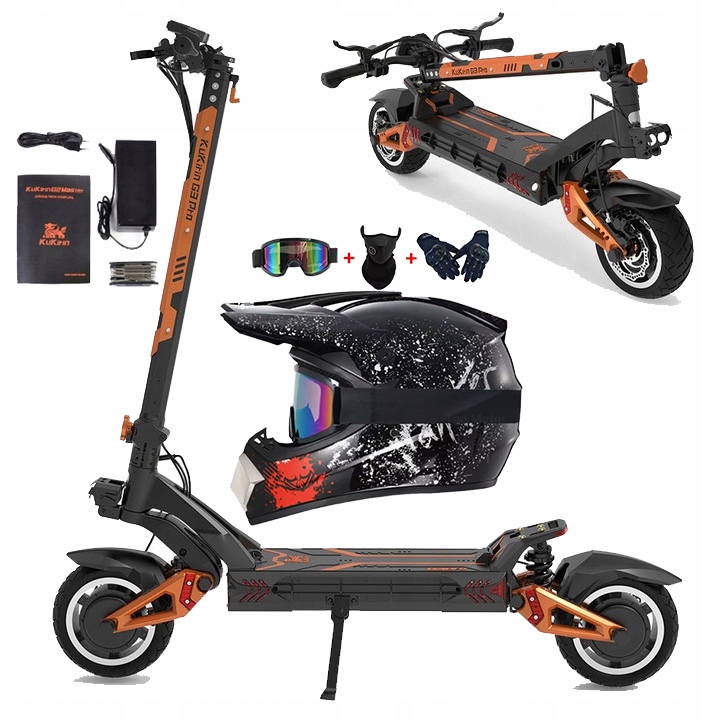 Elektryczny Składany KuKirin G3Pro 3000W 52V 23,3Ah 65KM/H 80KM + Prezent