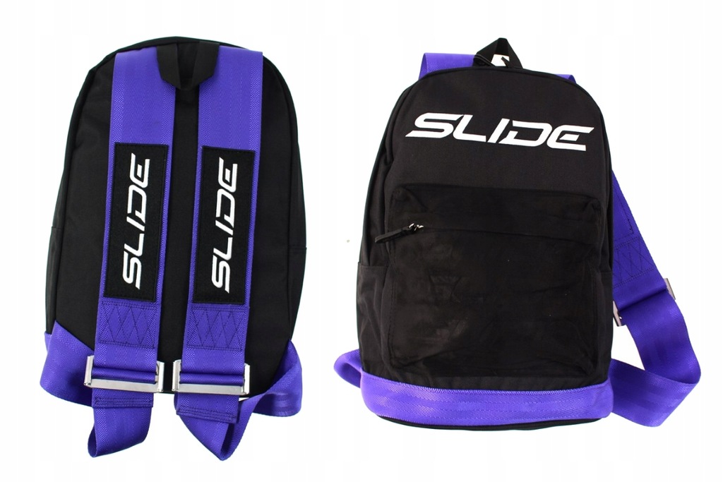 PLECAK Z SZELKAMI (PASAMI) SLIDE TAKATA FIOLETOWY