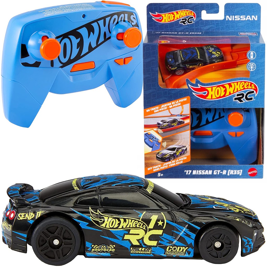 HOT WHEELS Pojazd R/C Nissan GTR Zdalnie sterowany 12155188494