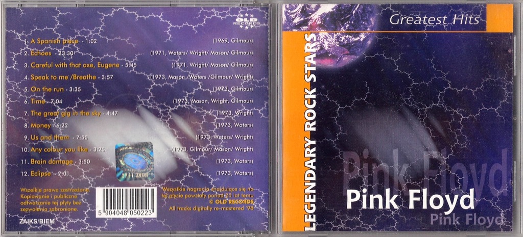 PINK FLOYD - GREATEST HITS [CD]