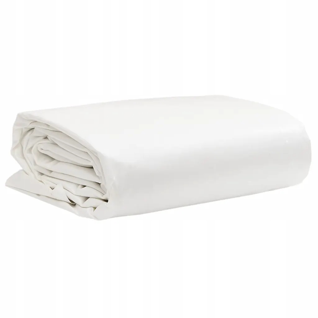 Plandeka, biała, 4x7 m, 600 g/m²