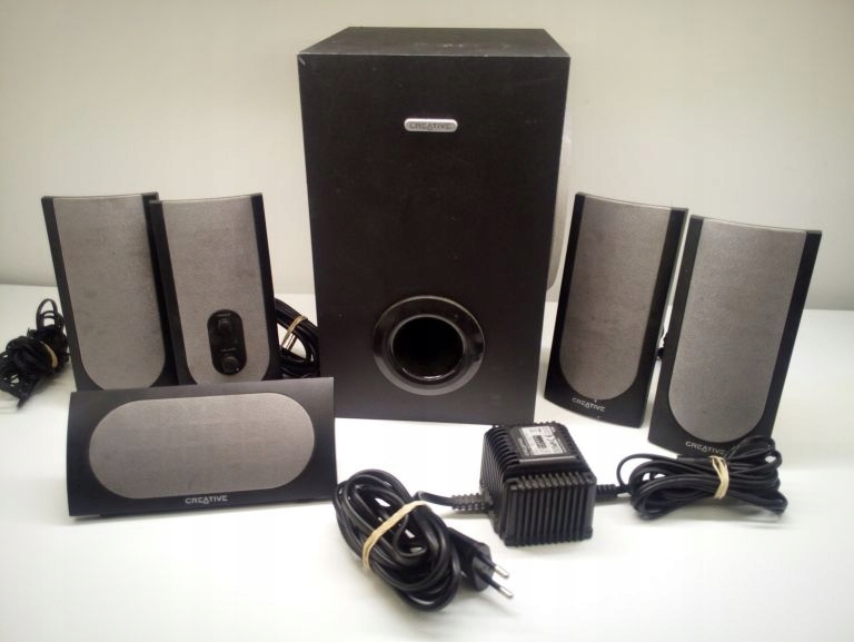 GŁOŚNIKI CREATIVE 5.1 SBS 580 - 8197367756 - oficjalne archiwum Allegro