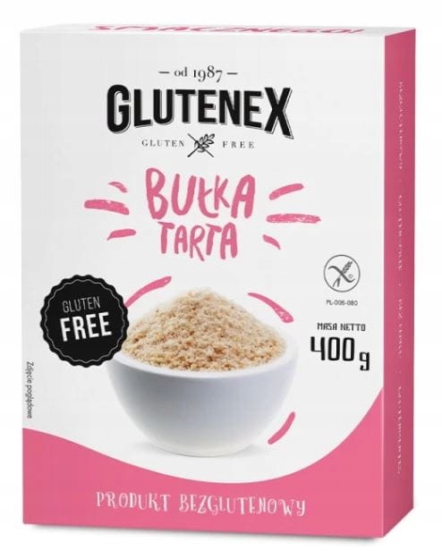 BUŁKA TARTA BEZGLUTENOWA 400G GLUTENEX