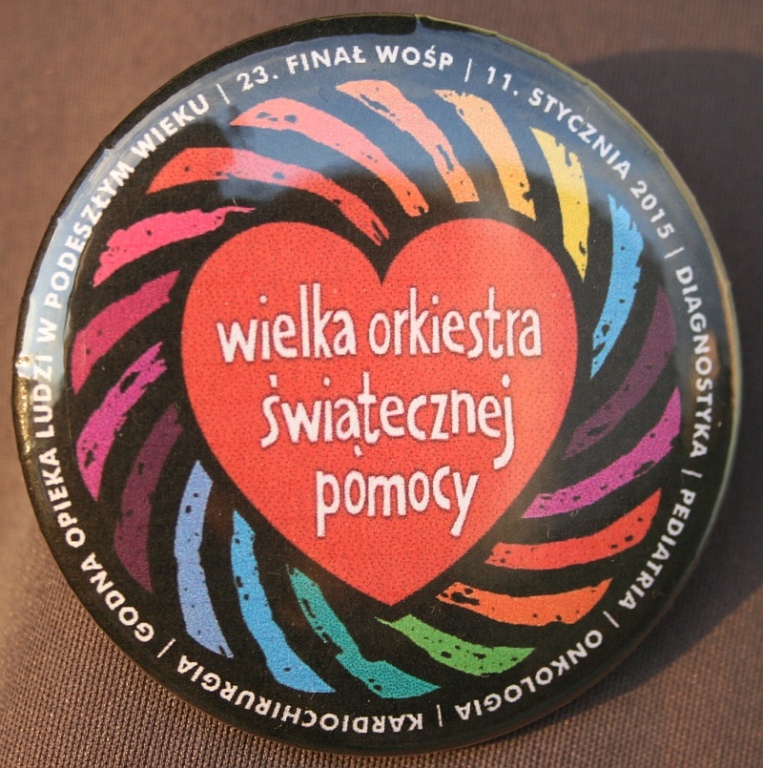 prezypinka button WOŚP