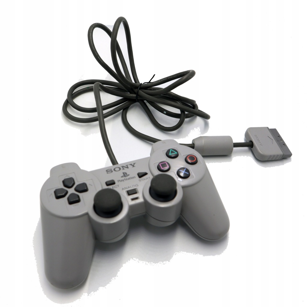 Pad Kontroler DUALSHOCK Oryginalny Szary [ PLAYSTATION 1 PSX ]
