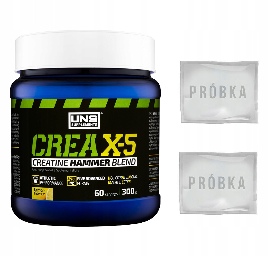 UNS Supplements CREA X-5 (300g) STACK KREATYNOWY!