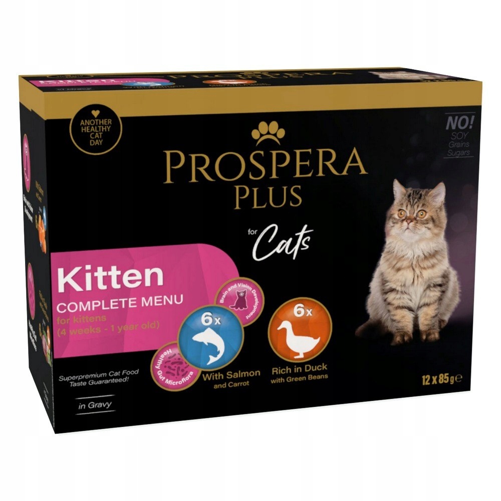 PROSPERA Plus Saszetka dla kociąt, 12x 85g (1513-10110) PROSPERA Plus