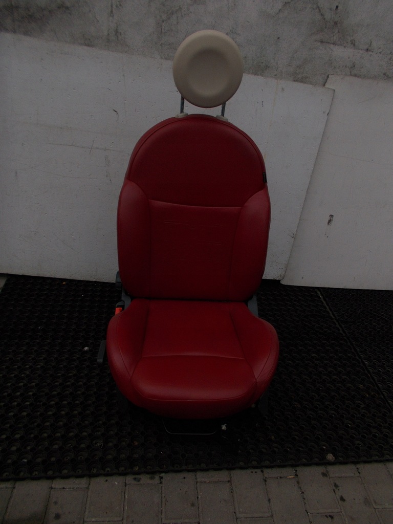 Fotel fotele kanapa siedzenie Fiat 500 skóra 7794635389