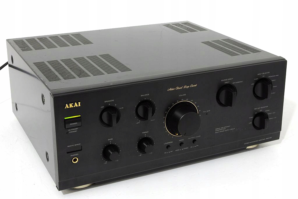 AKAI AM-59 ZNAKOMITY WZMACNIACZ STEREO !