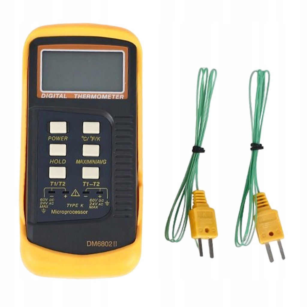 Thermometer Temperature Meter Dual Channel Digital Thermometer Sensor