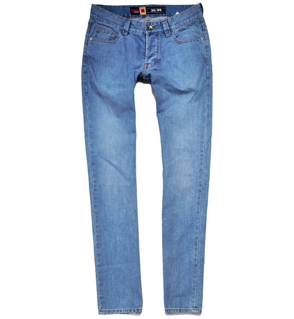 112. Cropp spodnie jeansowe jeansy 30/34 pas 80