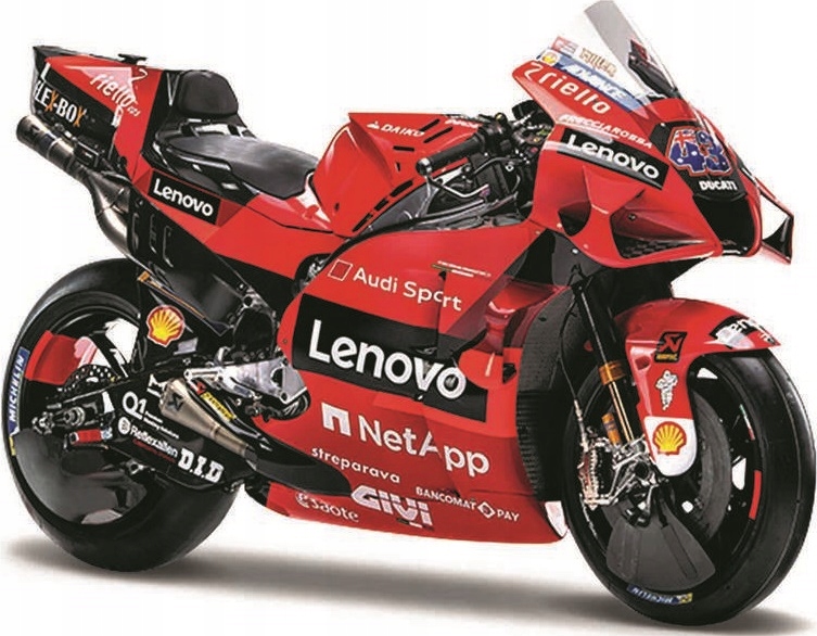 MAISTO 36374 GP Racing Ducati Lenovo team 43 1:18 MI-36374
