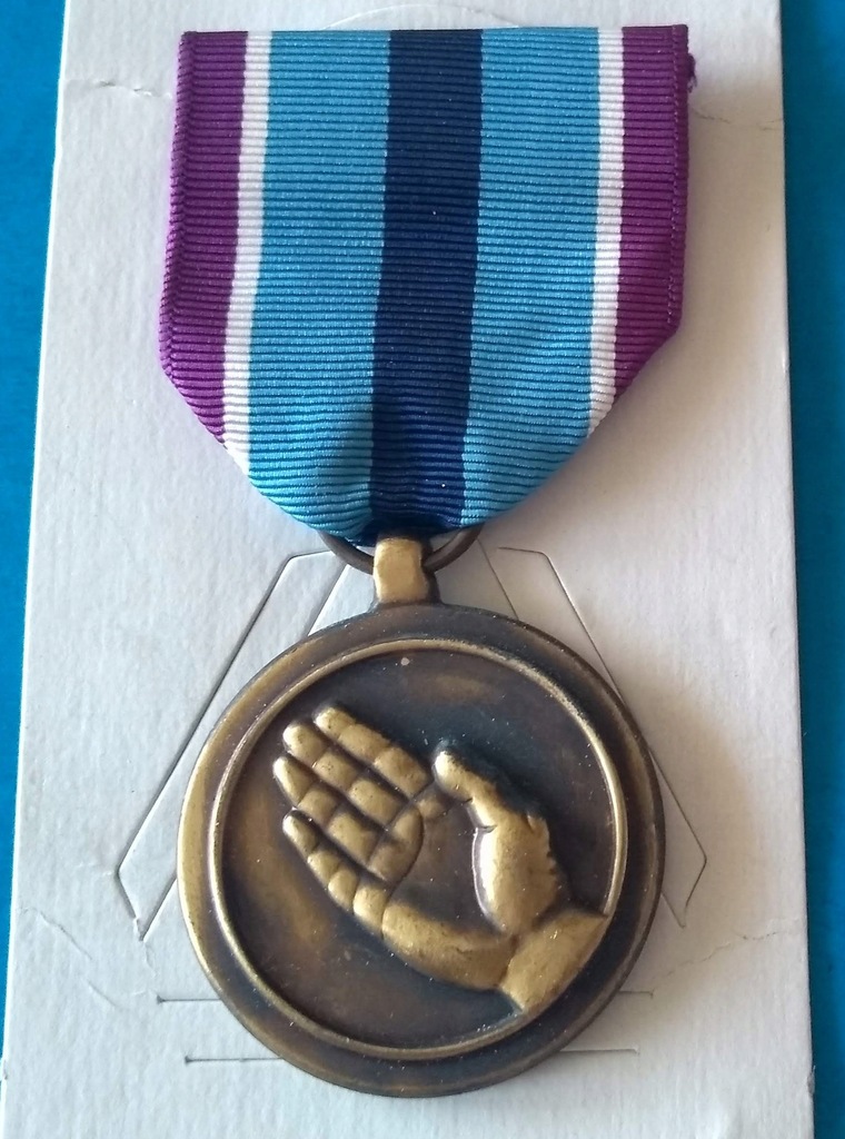 medal za służbę humanitarną misje USA