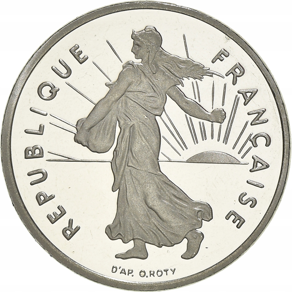 Moneta, Francja, Semeuse, 1/2 Franc, 2000, Paris,