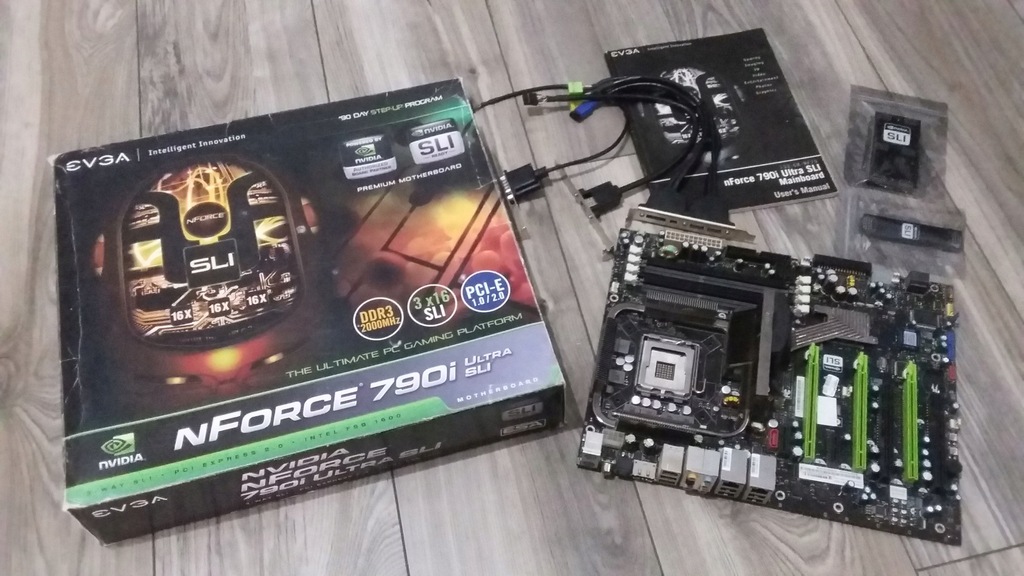 Nvidia Nforce Xfx 790i Płyta Główna EVGA NVIDIA NFORCE 790i ULTRA