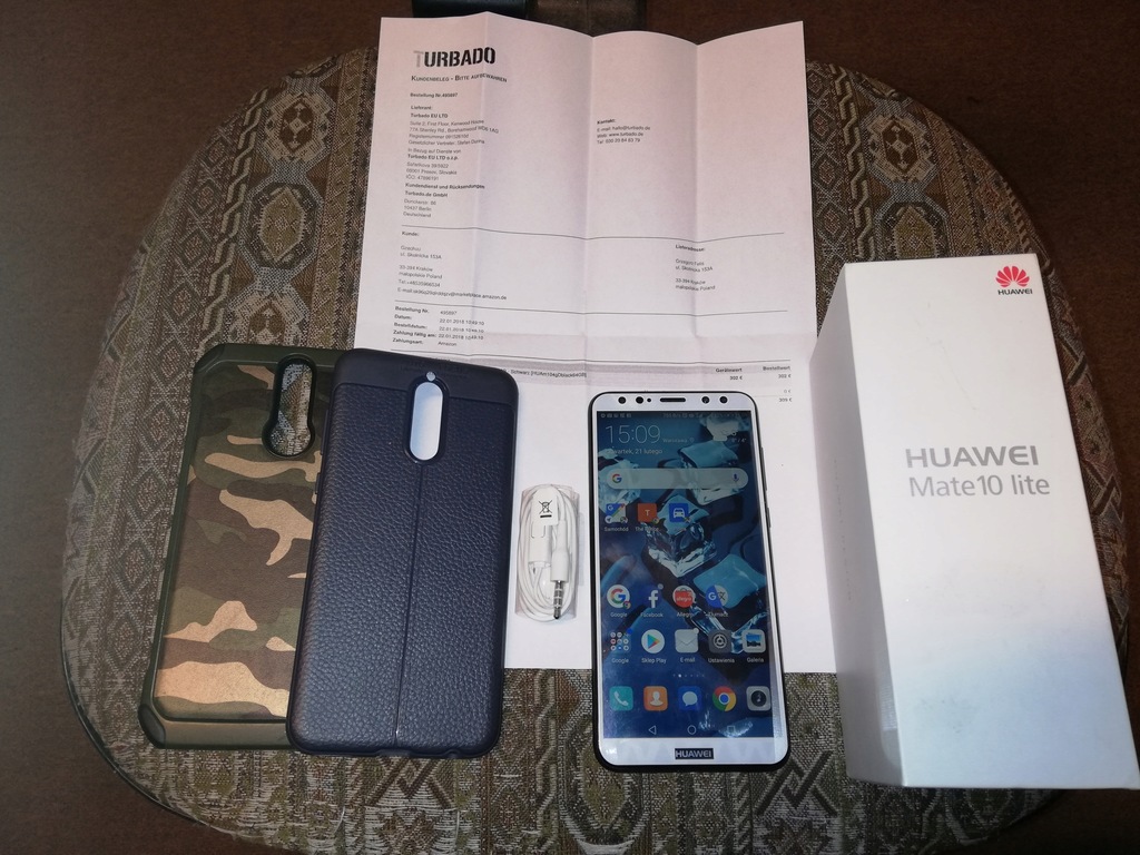 Huawei Mate 10 Lite czarny 64 GB Dual SIM